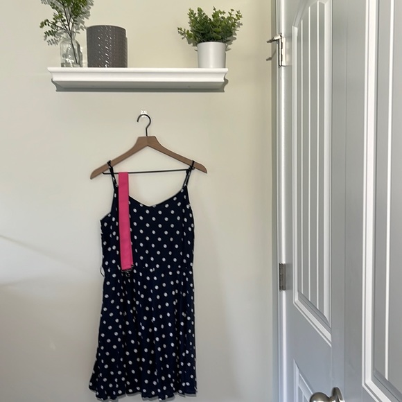 4 for 25🌻Aeropostal navy polka dot dress - Picture 1 of 6
